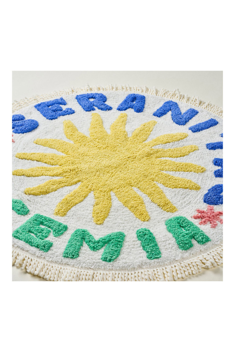 Tapis de bain - Crème jaune