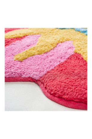 Tapis de bain - Rose rouge