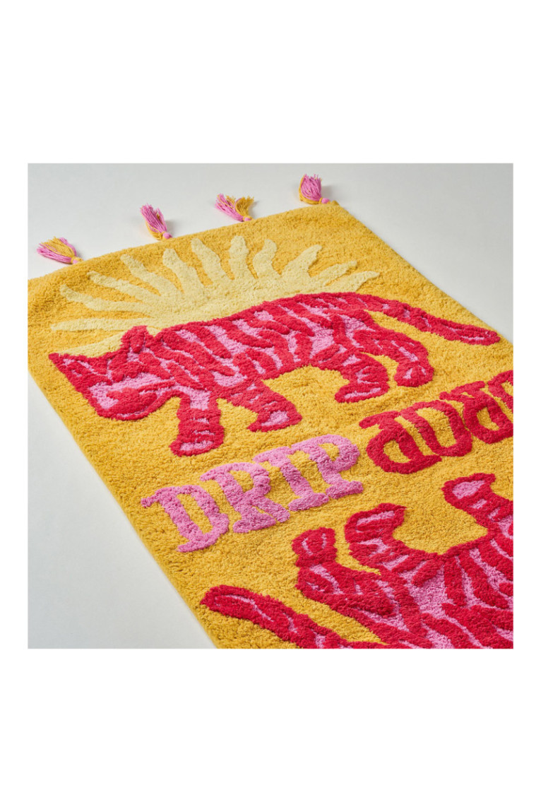 Tapis de bain - Jaune