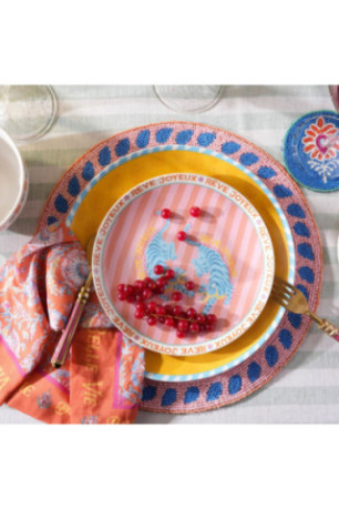 Plat de service à gâteau - Multicolore