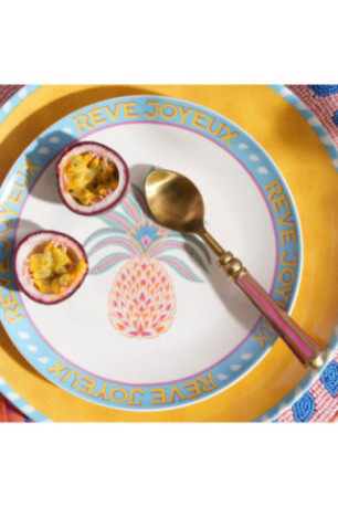 Plat de service à gâteau - Multicolore