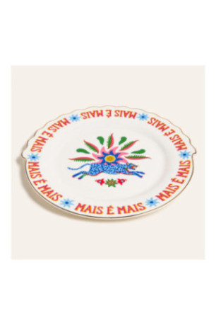 Plat de service à gâteau - Multicolore