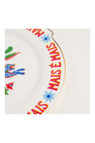 Plat de service à gâteau - Multicolore