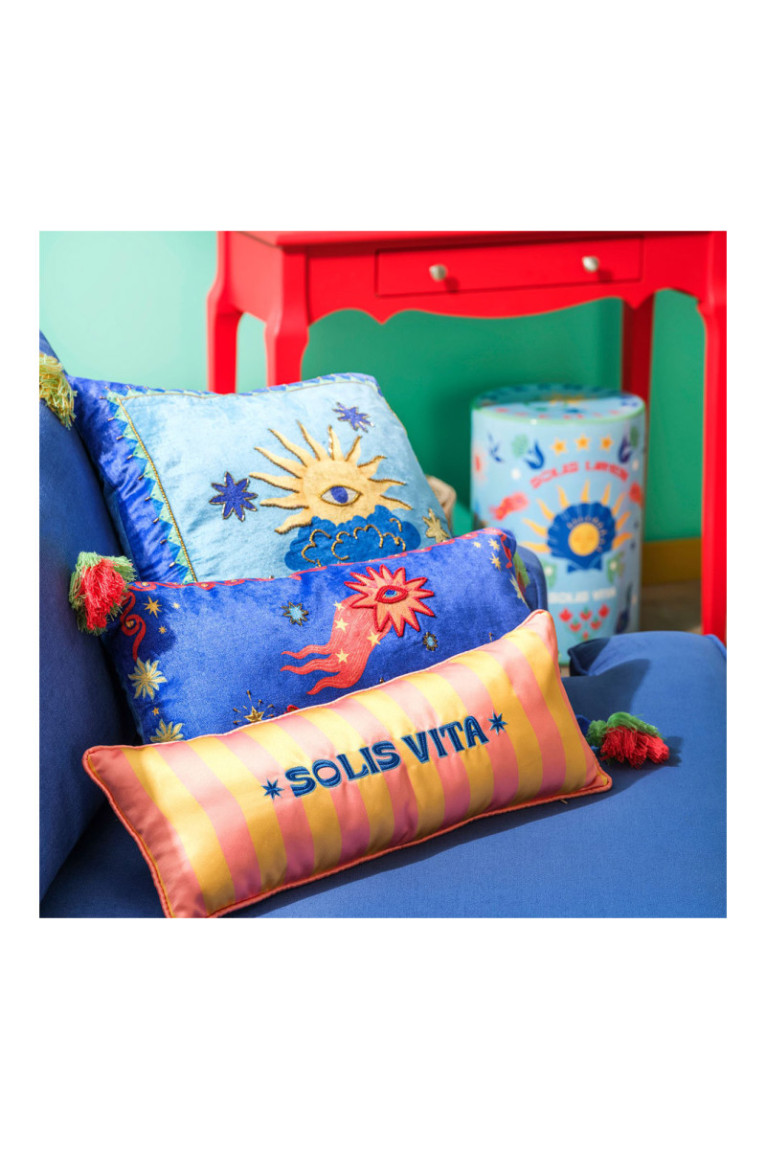 Coussin - Jaune saumon