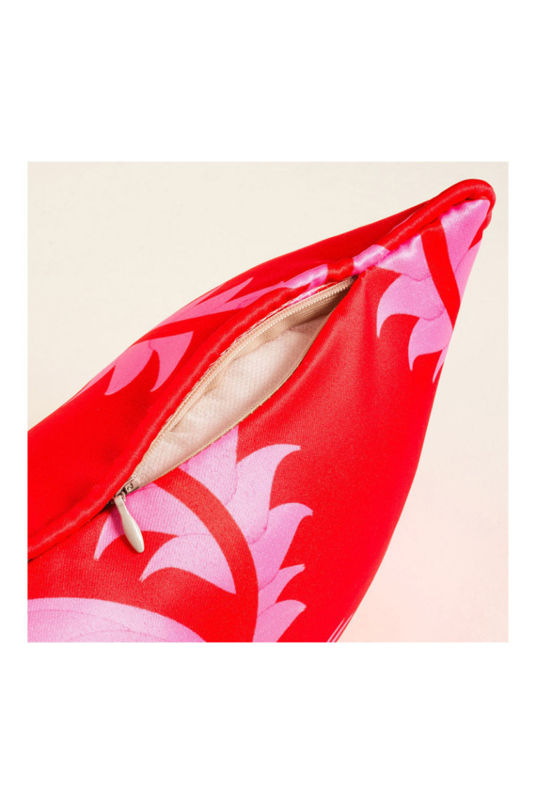 Coussin - Rose rouge