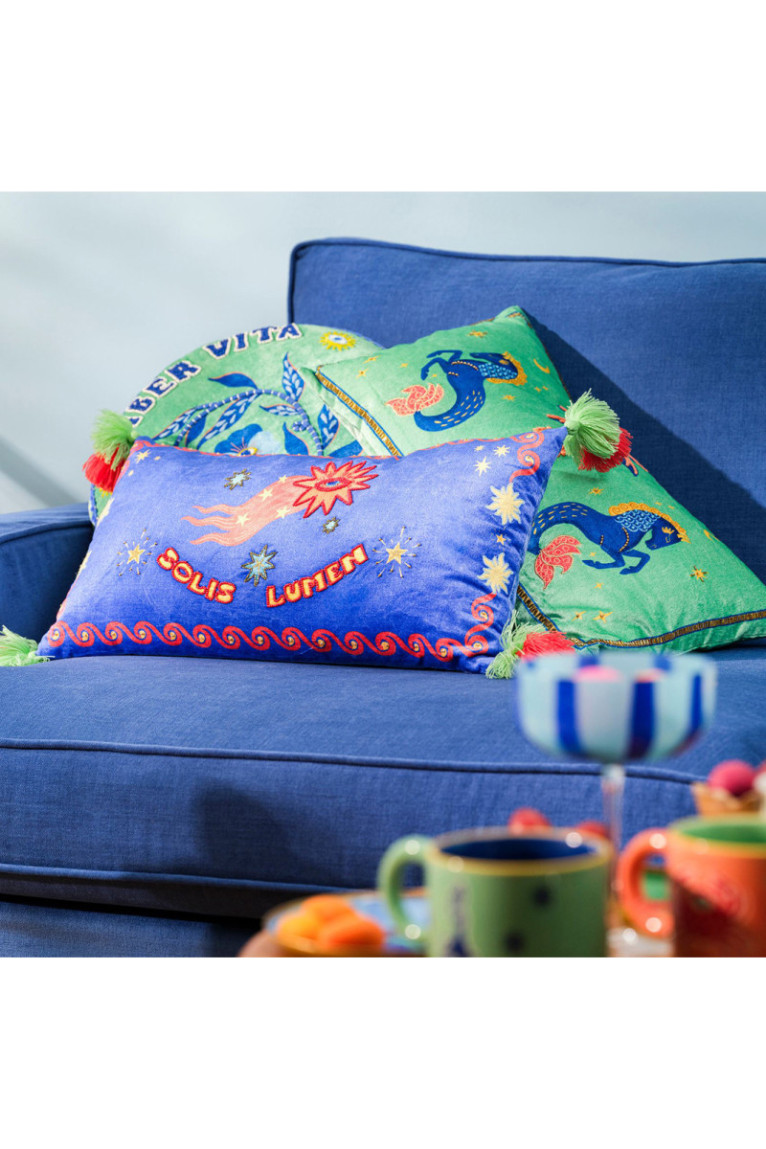 Coussin - Bleu foncé