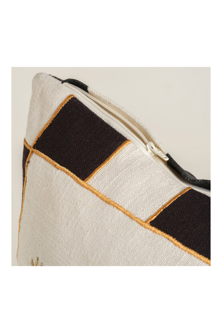 Coussin - Beige Noir