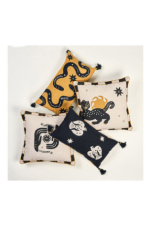 Coussin - Beige Noir