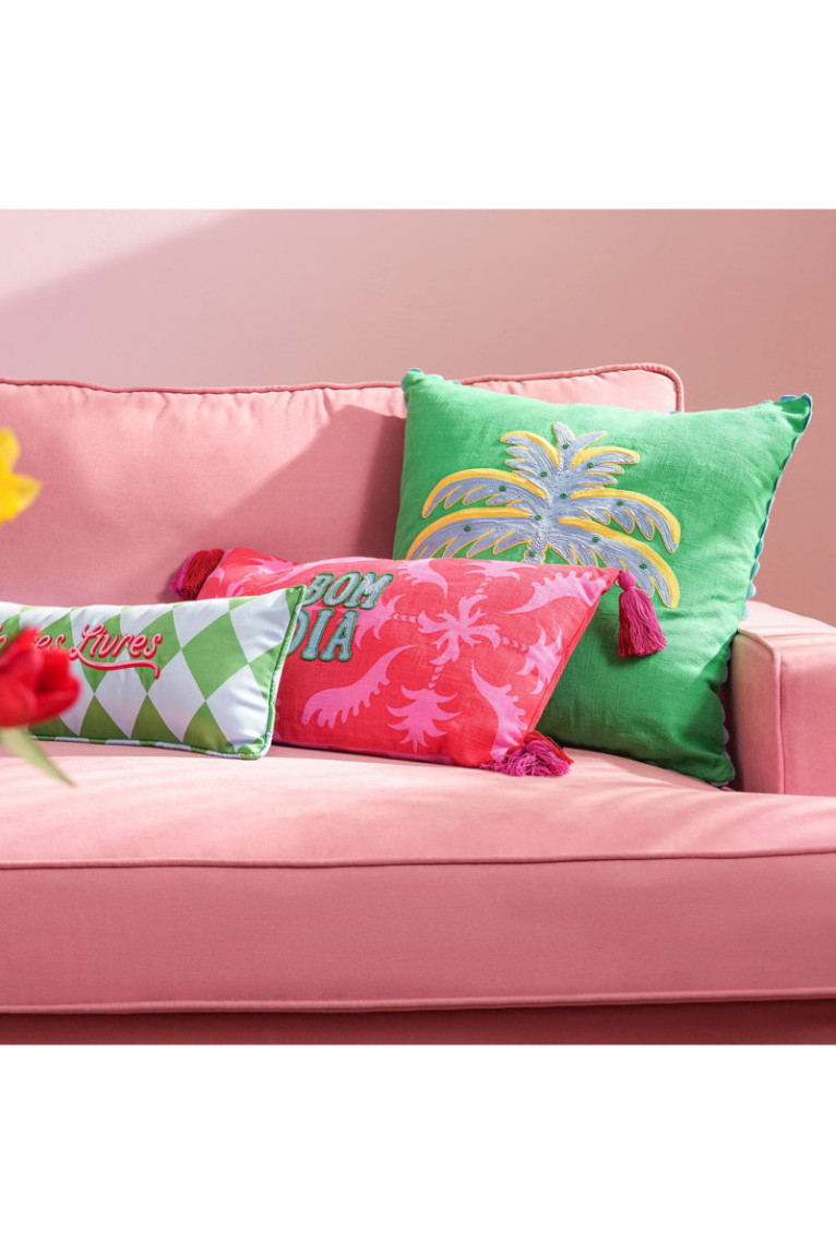 Coussin - Rose rouge
