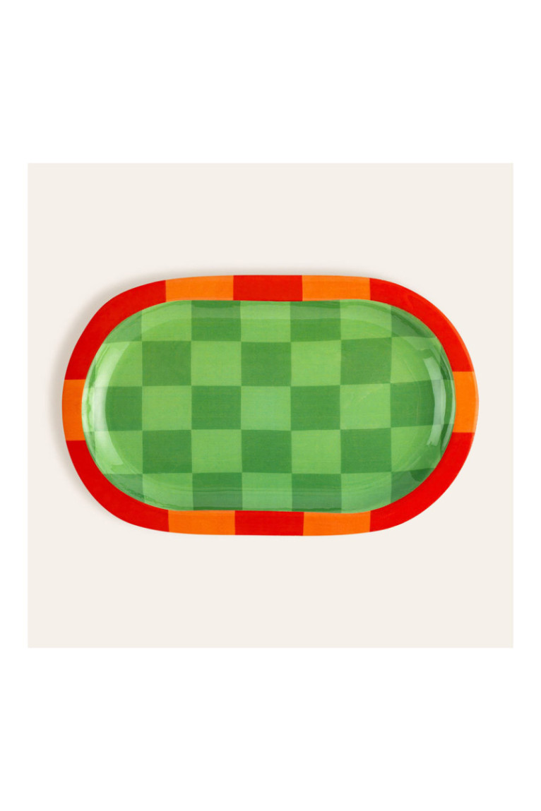 Tableau de présentation des aliments - Vert