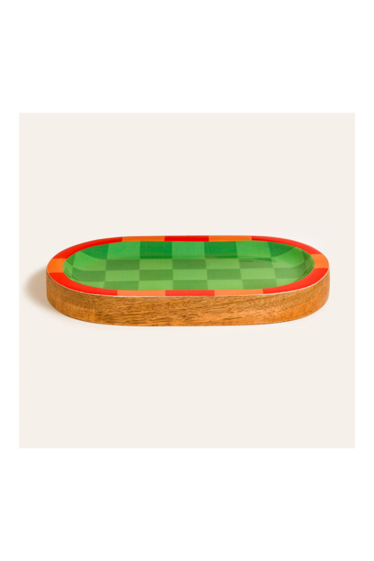 Tableau de présentation des aliments - Vert