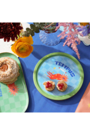 Tableau de présentation des aliments - Bleu