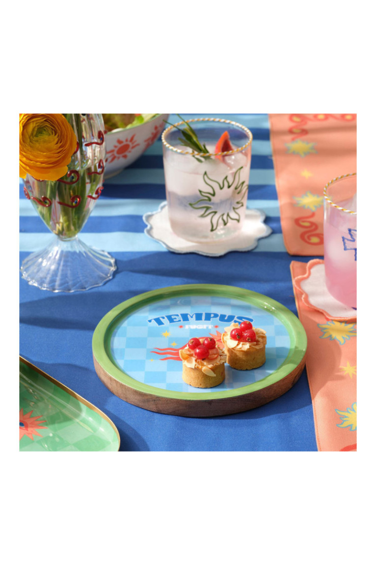 Tableau de présentation des aliments - Bleu
