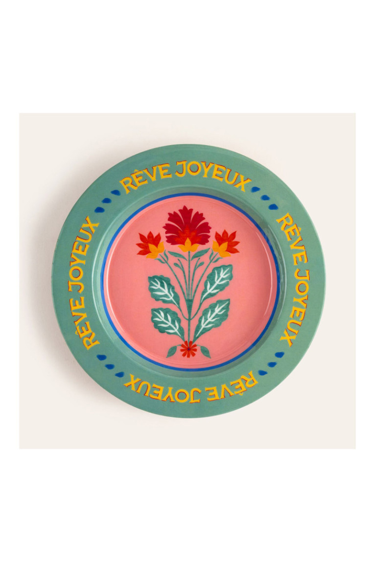 Tableau de présentation des aliments - Rose Vert