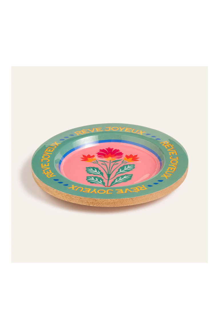 Tableau de présentation des aliments - Rose Vert