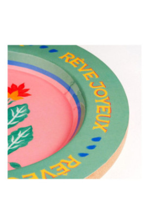 Tableau de présentation des aliments - Rose Vert