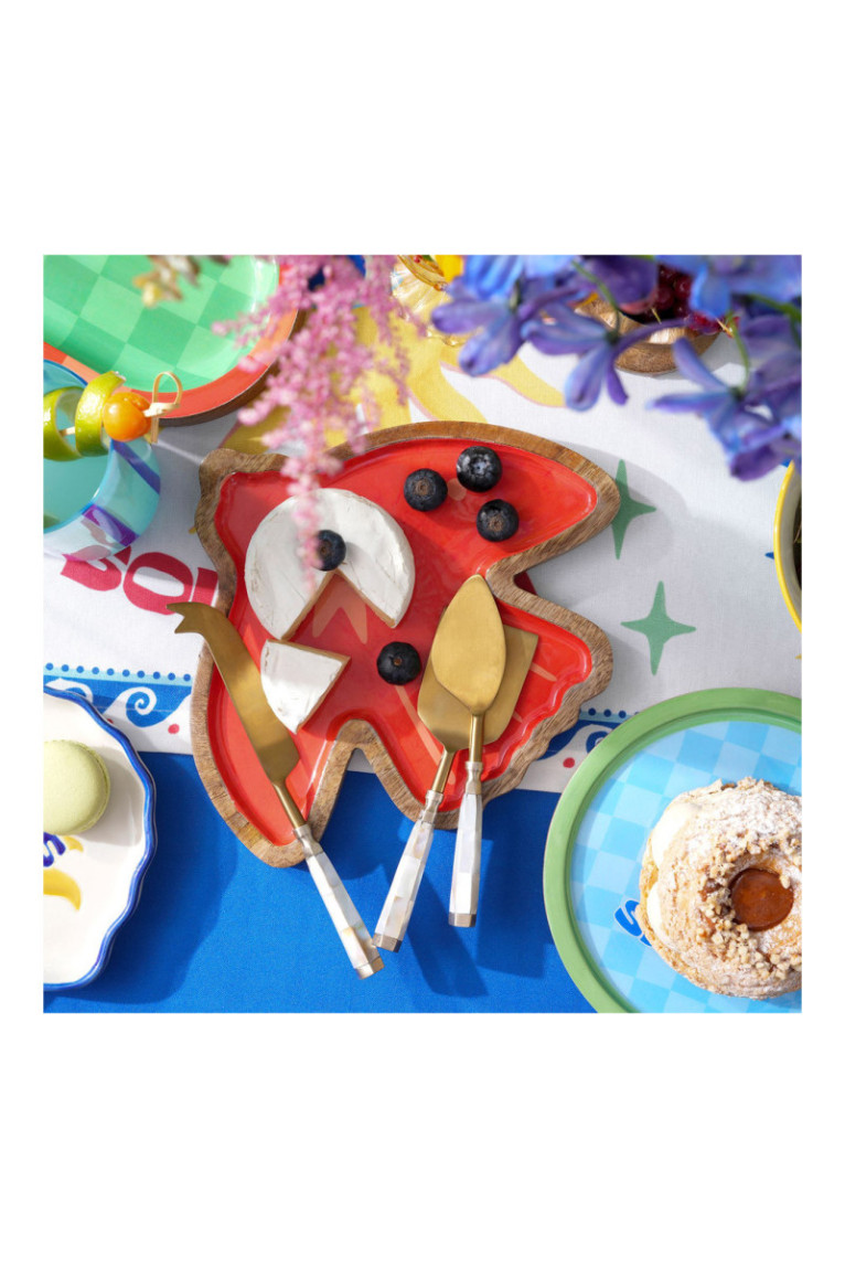 Tableau de présentation des aliments - Rouge