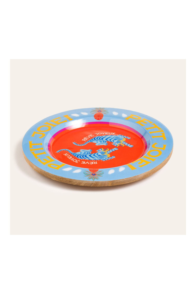 Tableau de présentation des aliments - Orange Bleu