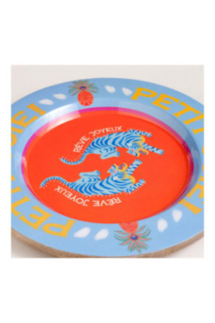 Tableau de présentation des aliments - Orange Bleu