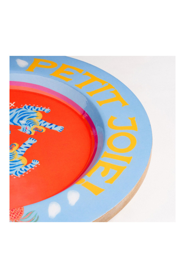 Tableau de présentation des aliments - Orange Bleu