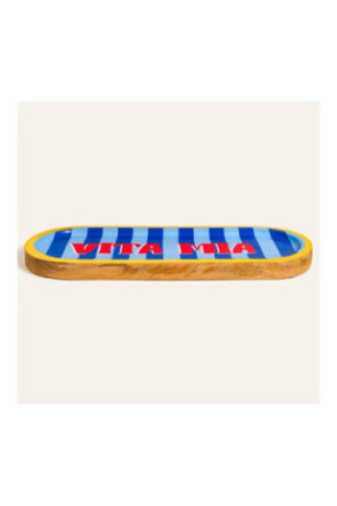 Tableau de présentation des aliments - Bleu marine