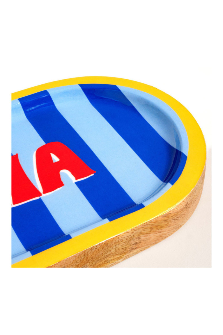 Tableau de présentation des aliments - Bleu marine