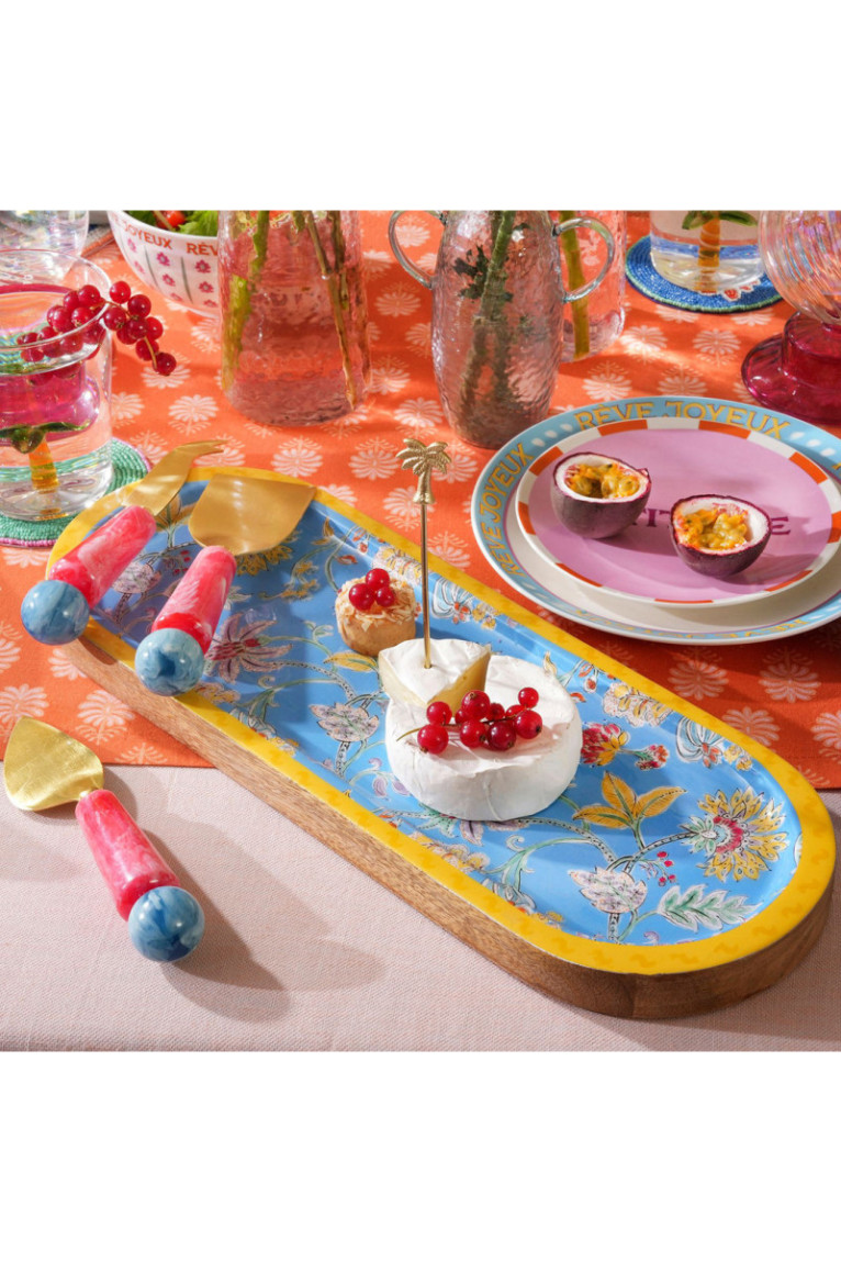 Tableau de présentation des aliments - Bleu