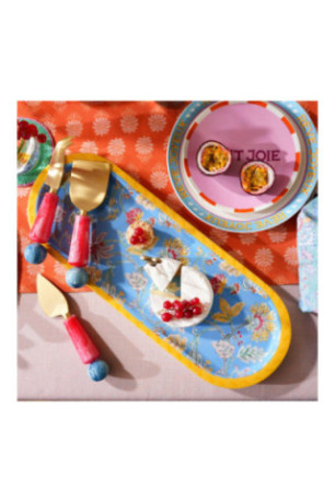 Tableau de présentation des aliments - Bleu