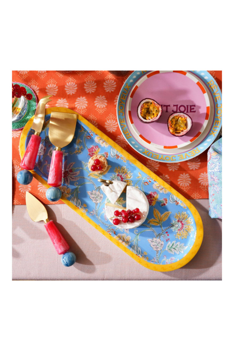 Tableau de présentation des aliments - Bleu