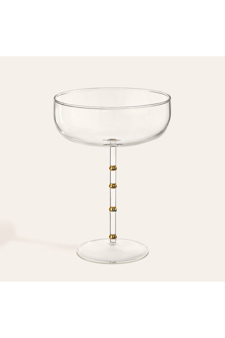 Verre à martini - Or transparent
