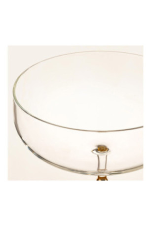 Verre à martini - Or transparent