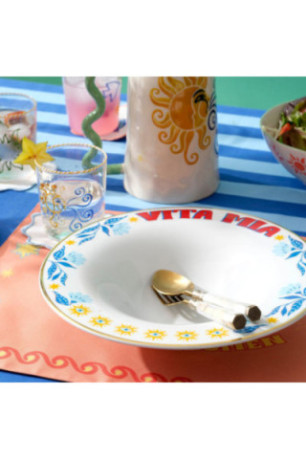 Assiette - Bleu