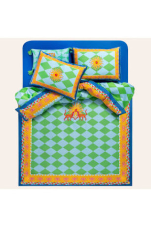 Ensemble de housse de couette en satin - 200x220cm