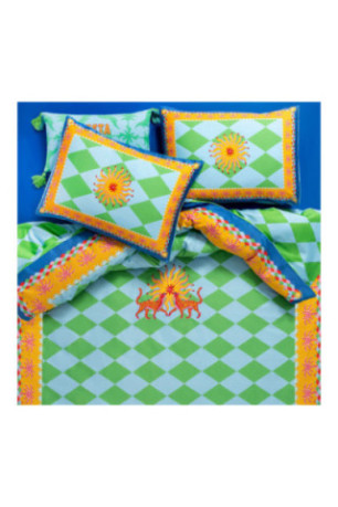 Ensemble de housse de couette en satin - 260x220cm