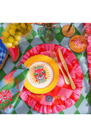 Set de table - Rose rouge