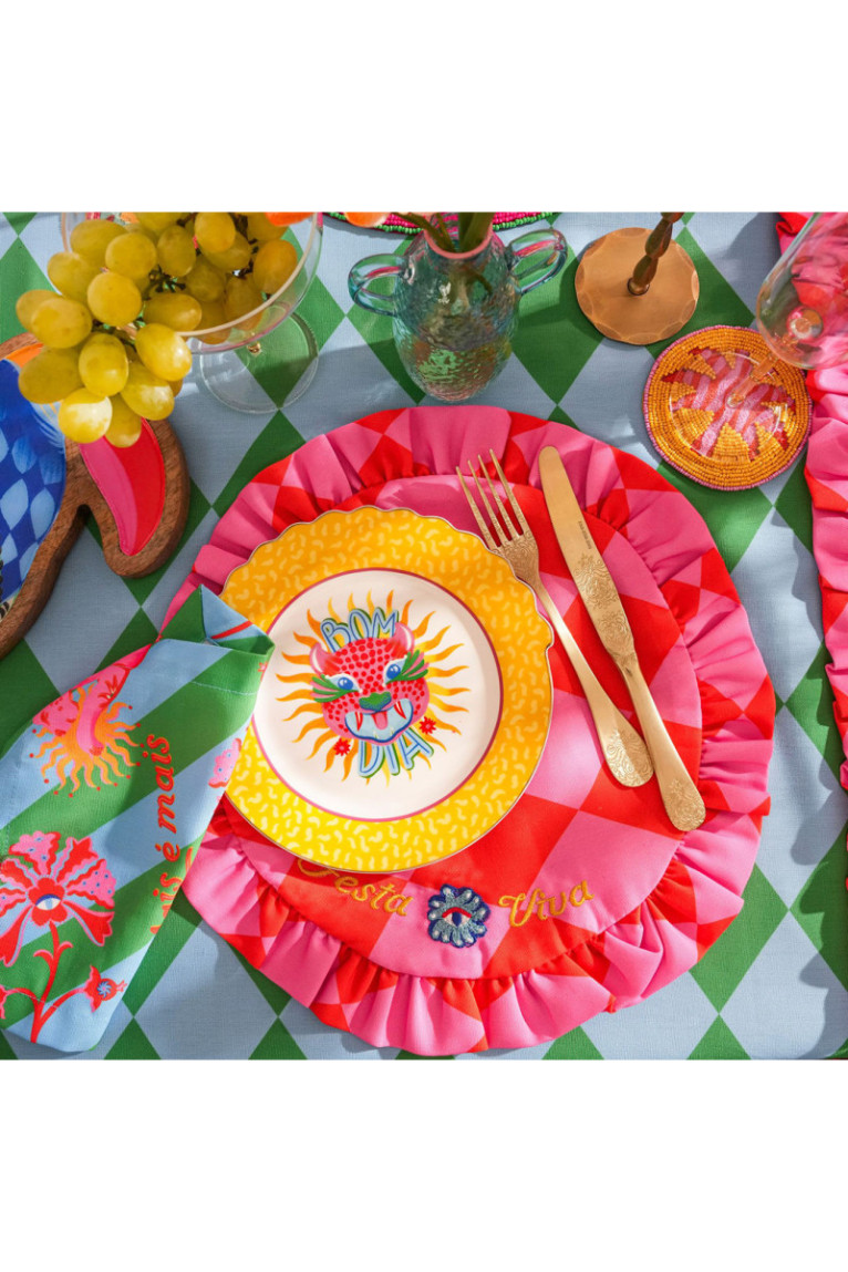 Set de table - Rose rouge