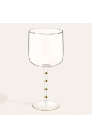 Verre à vin - Or transparent