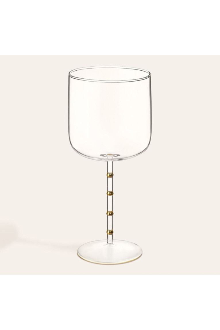 Verre à vin - Or transparent