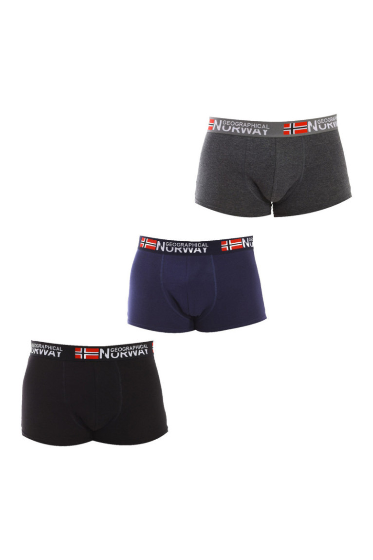 Lot de 3 boxers - Black-gray-navy