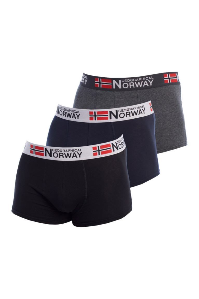 Lot de 3 boxers - Black-blue-gray