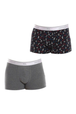 Lot de 2 boxers - Black/gray