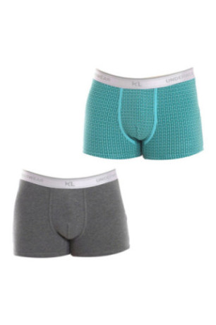 Lot de 2 boxers - Green/gray