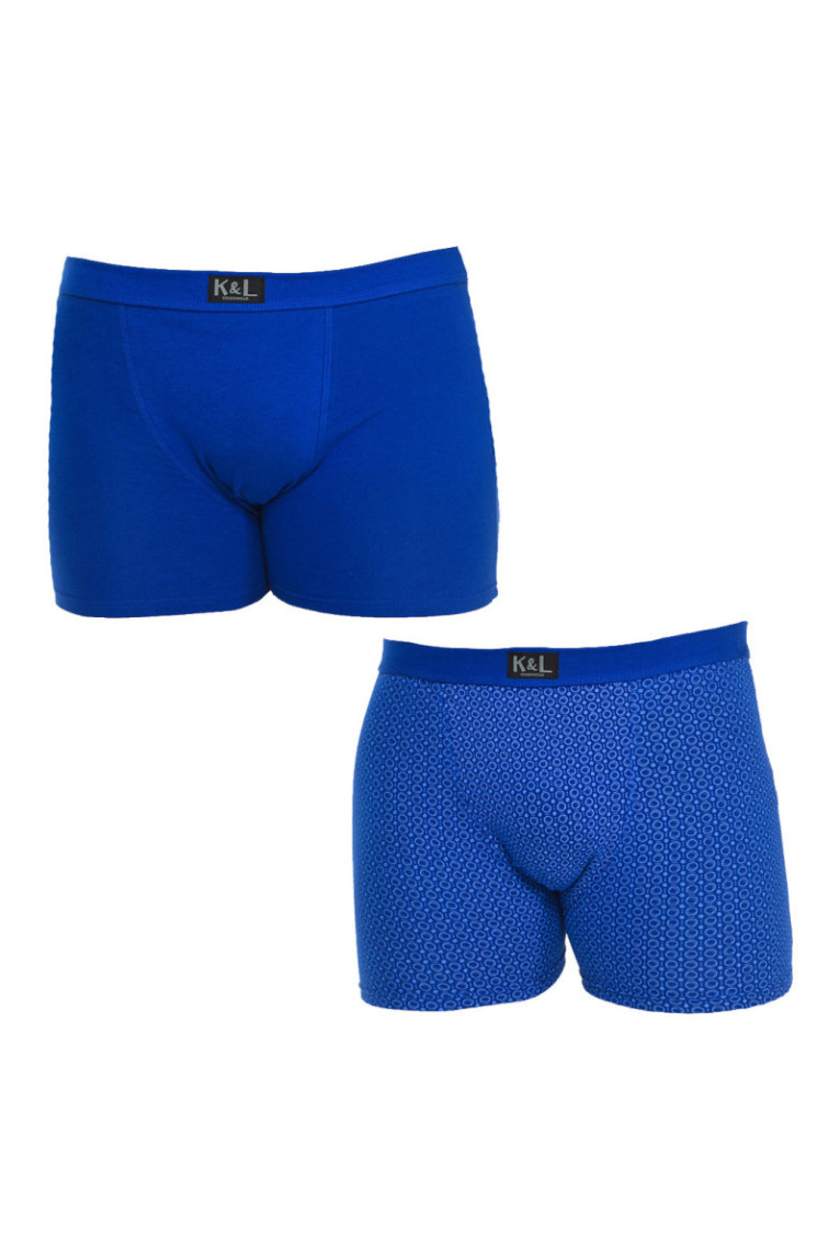 Lot de 2 boxers - Blue/blue circles