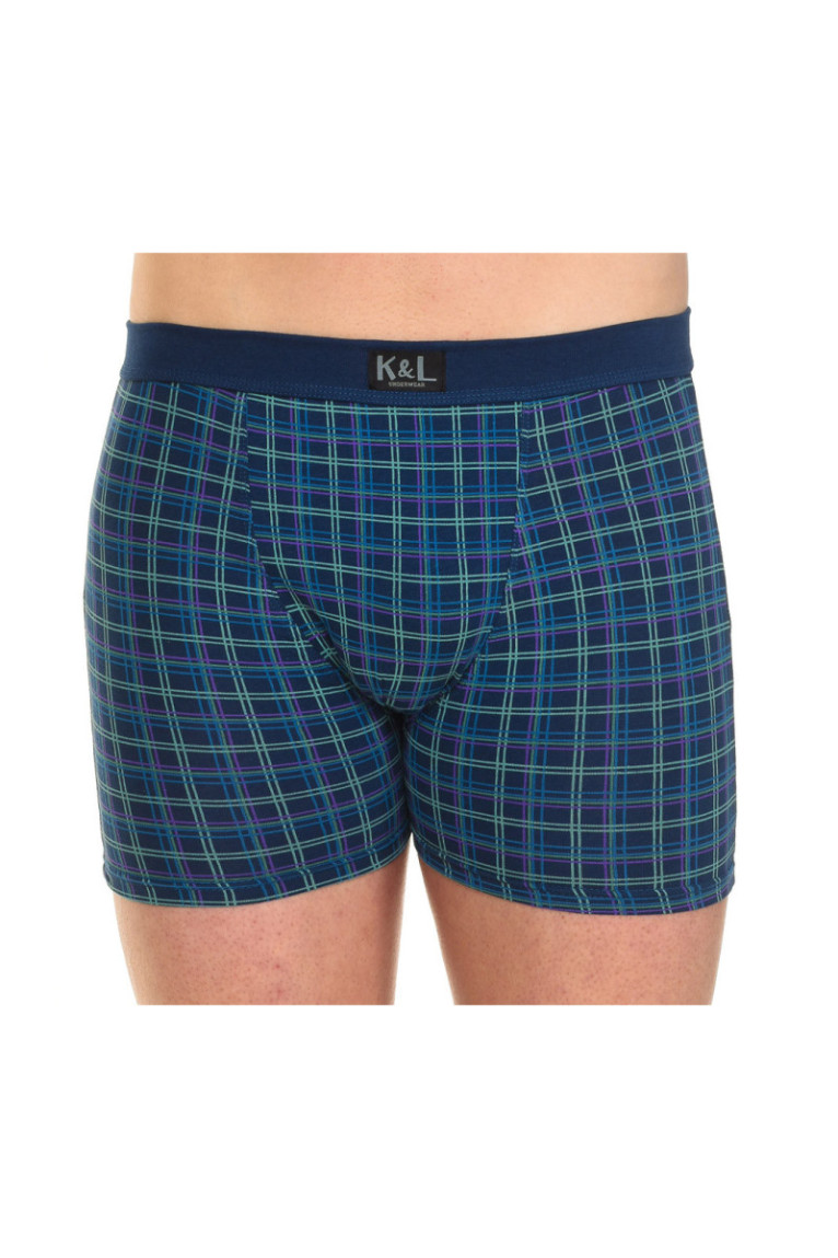 Lot de 2 boxers - Blue/blue green stripes