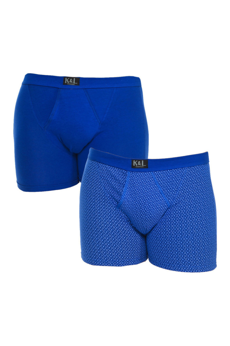 Lot de 2 boxers - Blue/blue circles