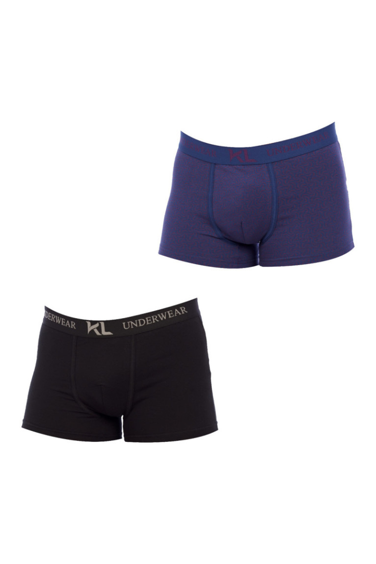 Lot de 2 boxers - Black/cobalt blue