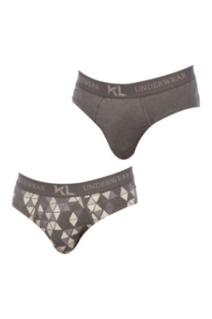 Lot de 2 slips - Gray