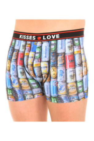 Boxer - Light blue/red
