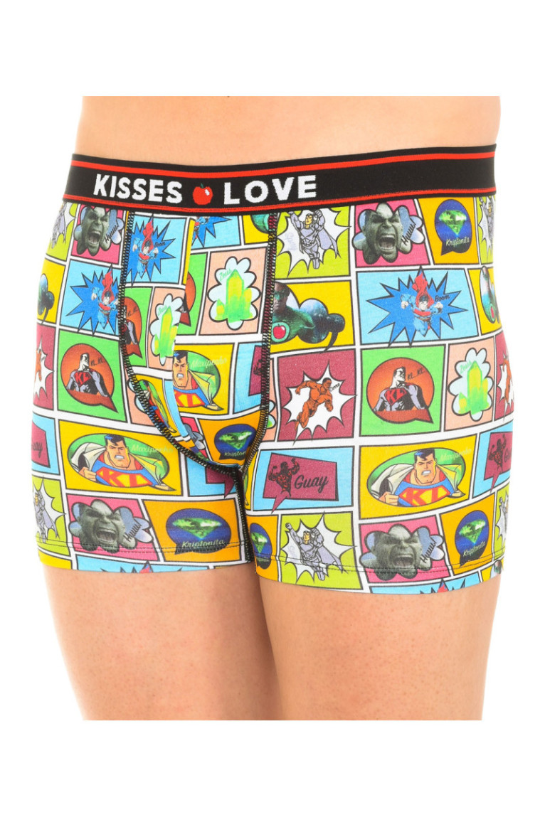Boxer - Green yellow Blue