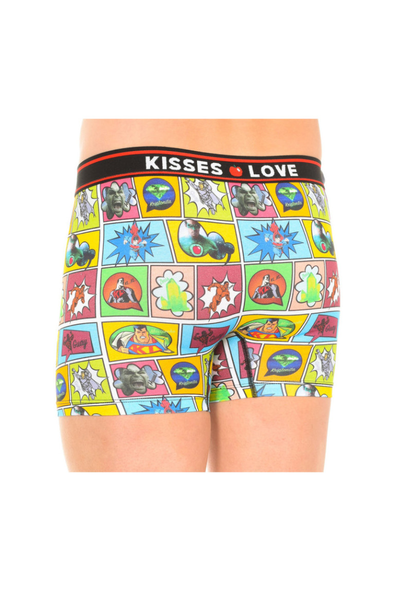 Boxer - Green yellow Blue